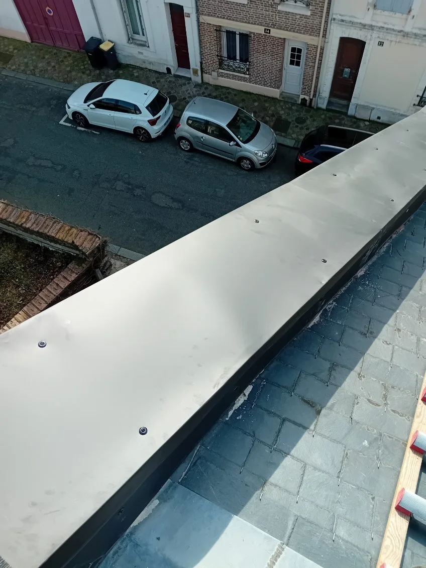 travaux de couverture, pose de toiture bac acier