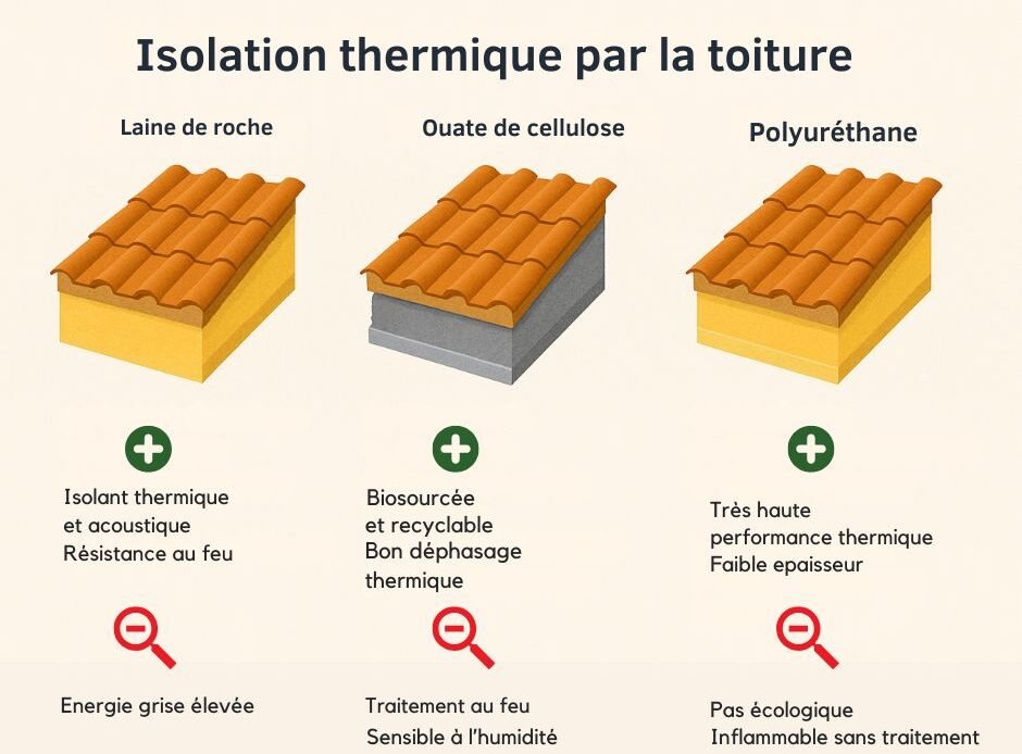 Isolation thermique par la toiture : que choisir ?